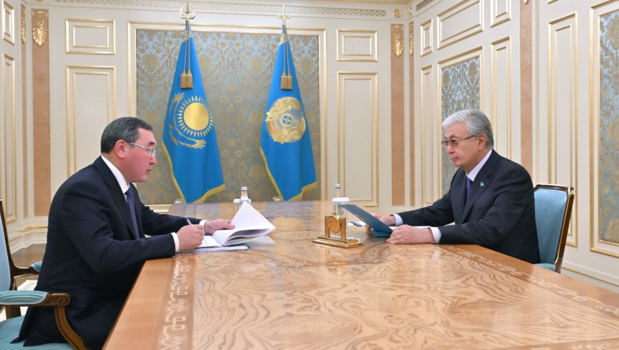 Президент Алматы облысының әкімі Марат Сұлтанғазиевті қабылдады