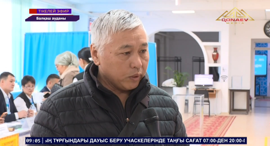 Балқаш ауданында референдум бойынша дауыс беру жүріп жатыр