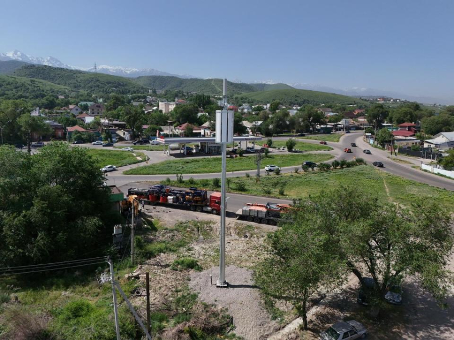 Бесағаш ауылында цифрлық жаңғыру: Алматы облысында алғаш рет қос функциялы тірек орнатылды