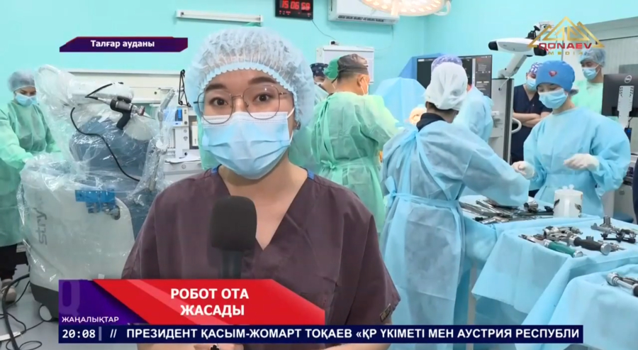 Талғар ауданында алғаш рет отаны робот жасады