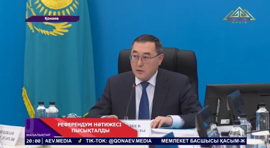 Қонаевта Референдум нәтижесі пысықталды