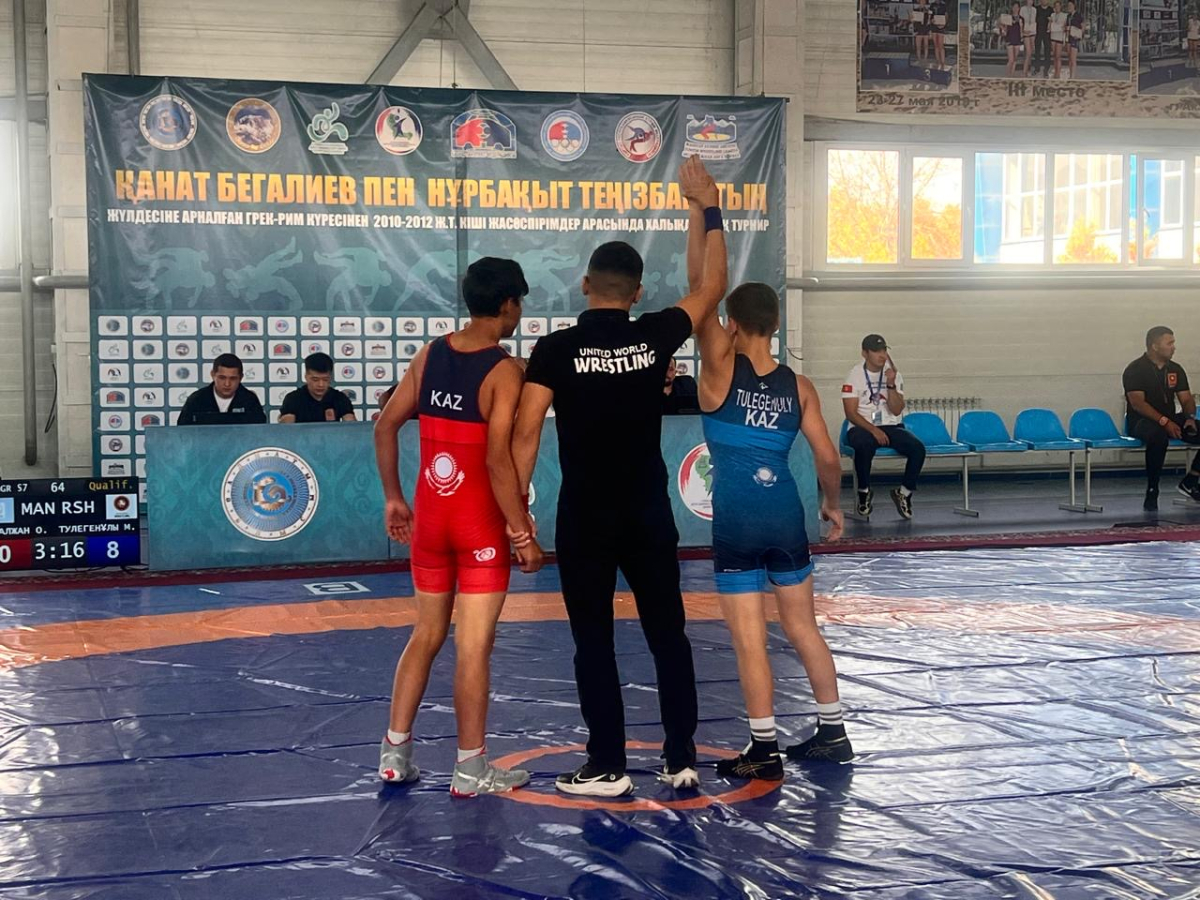 Қазақстан мен Қырғызстан балуандарын біріктірген турнир: Талғарда Олимпиада жүлдегерлерінің құрметіне жарыс өтті